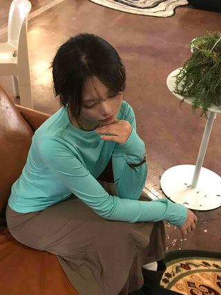 Natural Slim Fit SpringAutumn Long Sleeve T-shirt