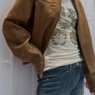 Lovely Loose Flower Long Sleeve T-shirt
