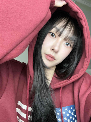 Street Style American Flag Basic Zip-Up Hoodie