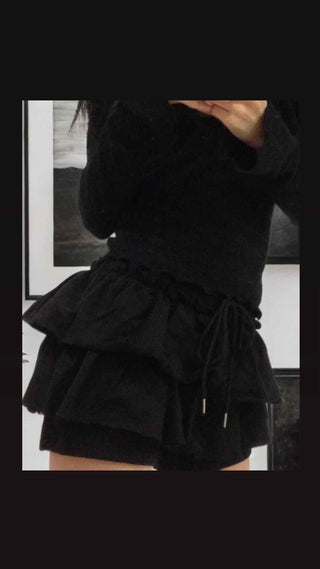 Lovely Wavy Frill Long Sleeve T-shirt
