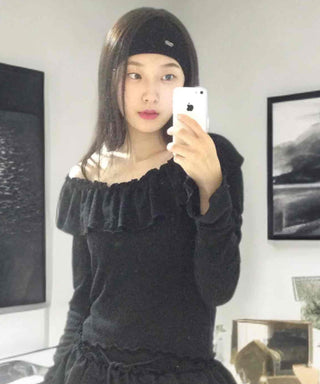 Lovely Wavy Frill Long Sleeve T-shirt