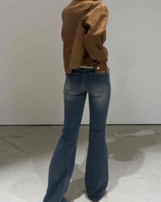 Comfortable Suede Solid Mandarin Collar Jacket