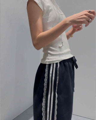 Basic Elastic Lace Training Bottoms