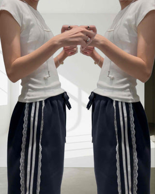 Basic Elastic Lace Training Bottoms