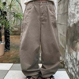 Minimalist Pants Balloon Fit Wide Long Pants