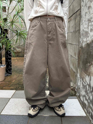 Minimalist Pants Balloon Fit Wide Long Pants