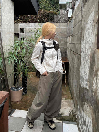 Minimalist Pants Balloon Fit Wide Long Pants