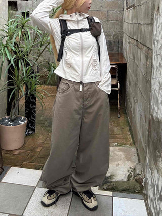 Minimalist Pants Balloon Fit Wide Long Pants