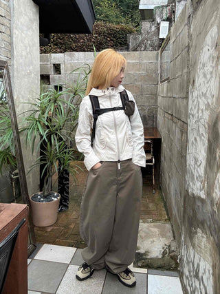 Minimalist Pants Balloon Fit Wide Long Pants