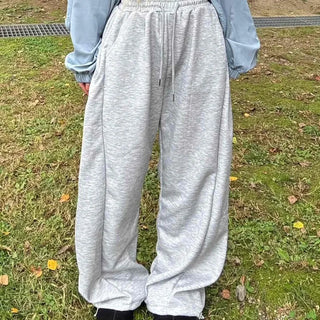 Street Style American Flag Patch Training Long Pants