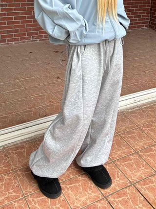 Street Style American Flag Patch Training Long Pants