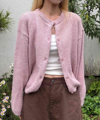 Pure Overfit WoolWool Plain Cardigan