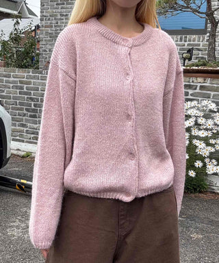 Pure Overfit WoolWool Plain Cardigan
