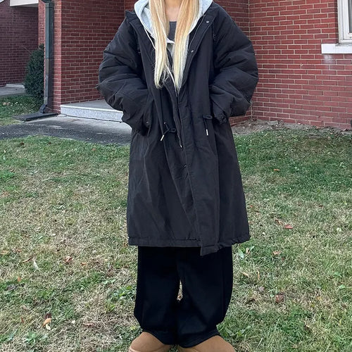 Liam Warm Cloud Long Field Padded Jumper Daily Look Oversized Loose Fit Avant-garde Fit Outerwear