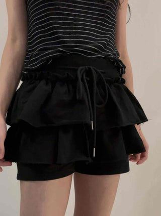 Urban Terry Skirt Cotton Plain Mini Skirt