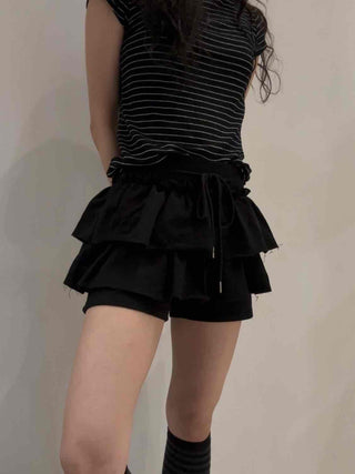 Urban Terry Skirt Cotton Plain Mini Skirt