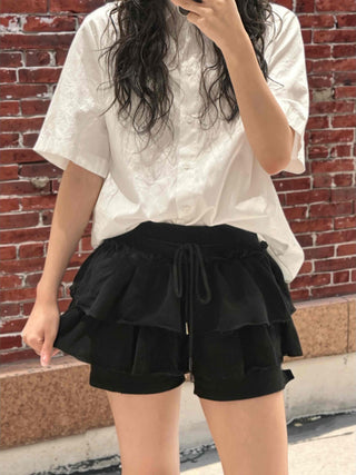Urban Terry Skirt Cotton Plain Mini Skirt