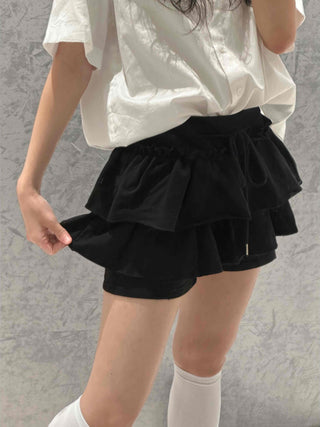 Urban Terry Skirt Cotton Plain Mini Skirt