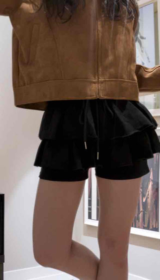 Urban Terry Skirt Cotton Plain Mini Skirt