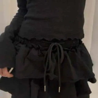 Urban Terry Skirt Cotton Plain Mini Skirt