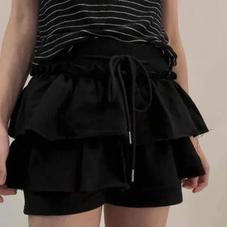 Urban Terry Skirt Cotton Plain Mini Skirt