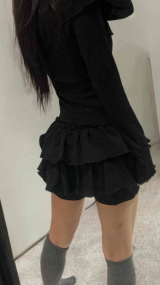 Urban Terry Skirt Cotton Plain Mini Skirt