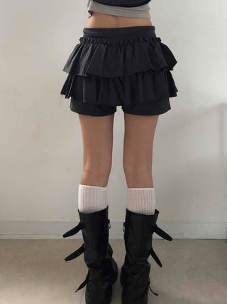 Unique French Terry Mini Skirt