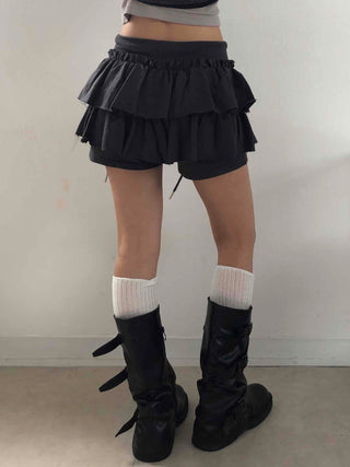 Unique French Terry Mini Skirt