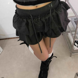 Unique French Terry Mini Skirt