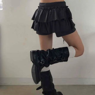 Unique French Terry Mini Skirt
