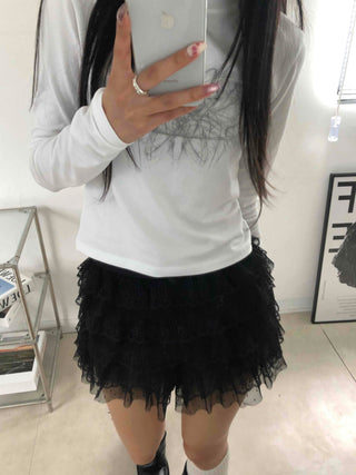 Unique Skull Print Long Sleeve T-shirt