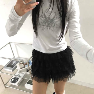 Unique Skull Print Long Sleeve T-shirt