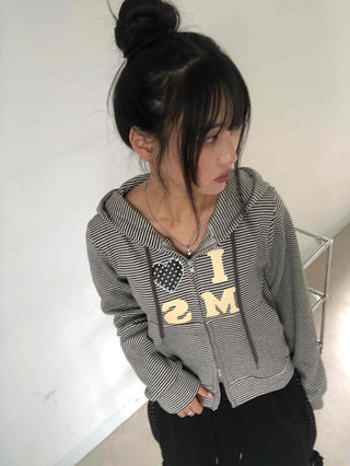 Dot layered side ribbon elastic long pants