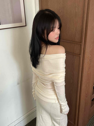 Slim Fit Knit Maxi Skirt