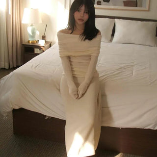 Slim Fit Knit Maxi Skirt