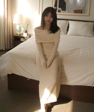 Slim Fit Knit Maxi Skirt