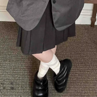 Classic Pleated Tennis Midi Skirt