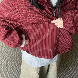 Oversized Quilted Hooded Zip-Up Jumper