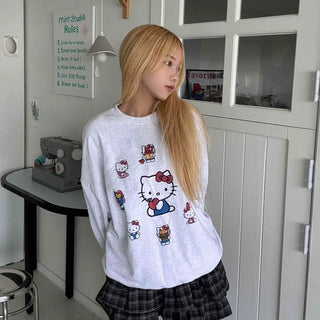 Bubble Layered Check Pumpkin Mini Skirt