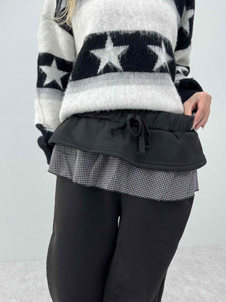 Wool Blend Oversized Daily Wide Pants