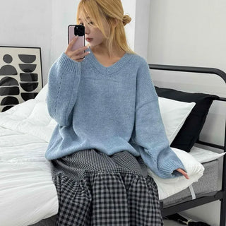 Chic Check Pattern Pleated Knit Dress