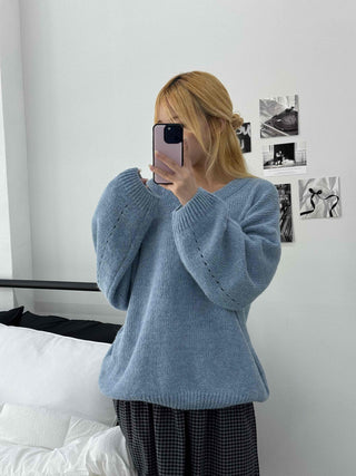 Chic Check Pattern Pleated Knit Dress