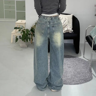 Cro Vintage Washed Denim Pants