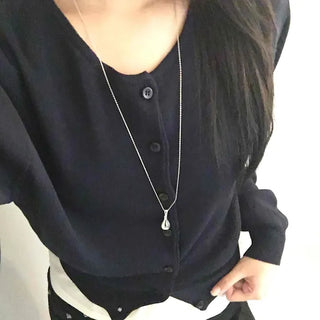 Soft Touch Snap Button Crop Short Cardigan