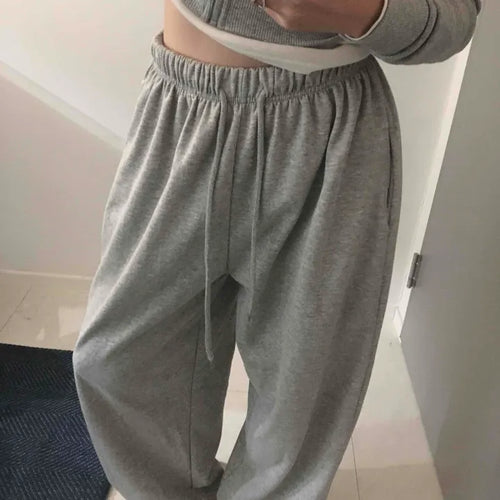Soft Cotton Balloon Fit Oversized Jogger Training Pants
