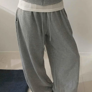 Soft Cotton Balloon Fit Oversized Jogger Training Pants