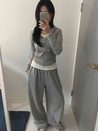 Soft Cotton Balloon Fit Oversized Jogger Training Pants