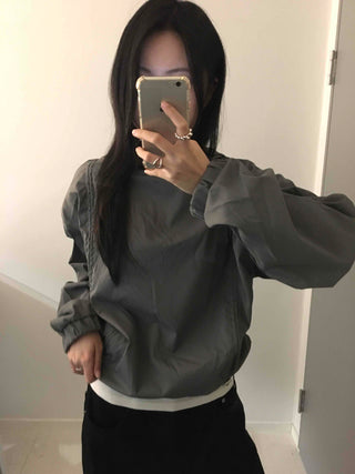 Oversized Unique See-through Layered Hoodie