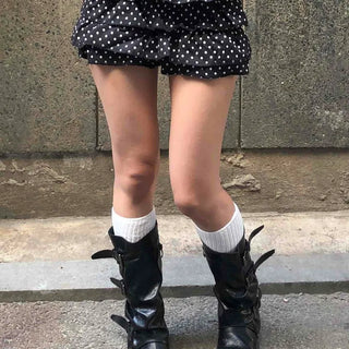 Star Dot Tiered Balloon Frill Shorts
