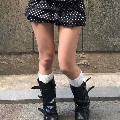 Star Dot Tiered Balloon Frill Shorts